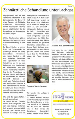 Veröffentlichung Implantologie Bayreuth